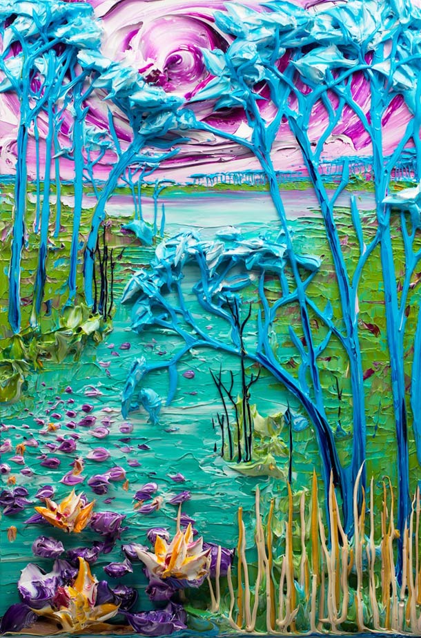 Justin Gaffrey的超酷立体油画