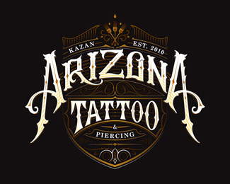 28款纹身工作室logo设计欣赏
