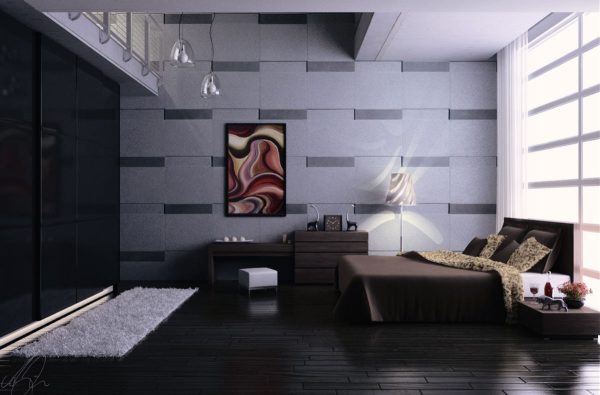 42个安静放松的灰色系卧室设计