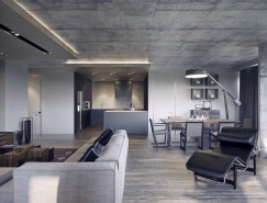 4个沉稳大气的黑色客厅设计