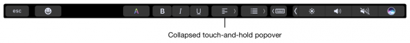 Touch bar设计指南