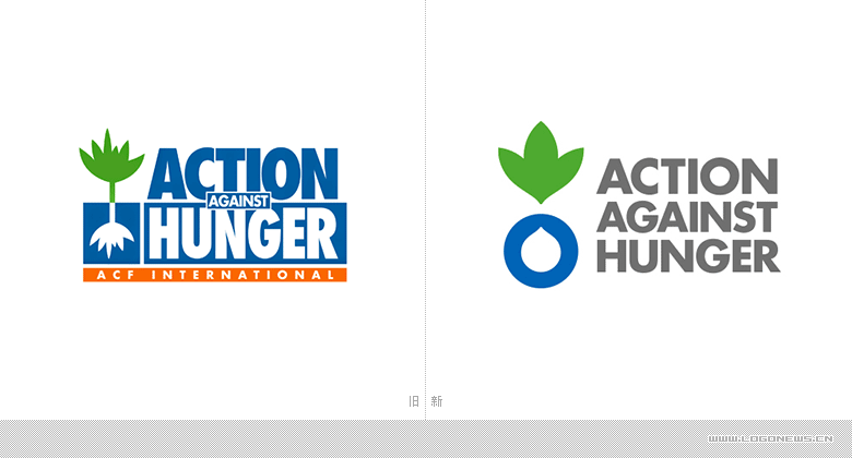 全球反饥饿行动组织（Action Against Hunger）全新形象LOGO