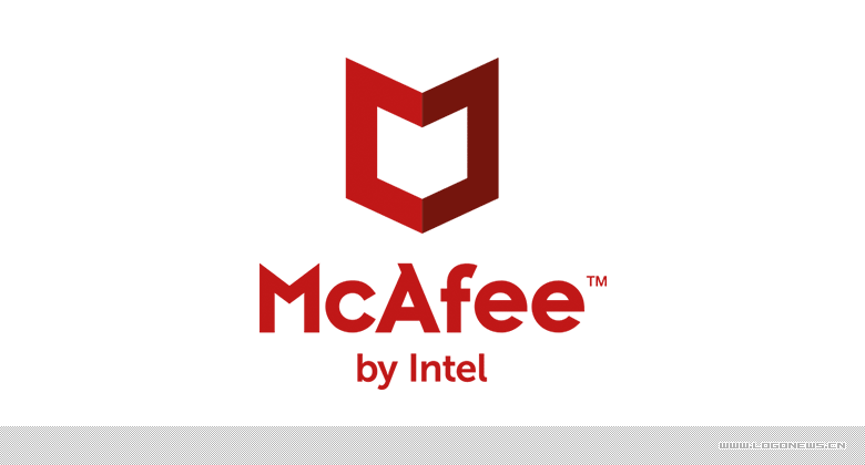 跨国电脑安全软件公司McAfee更换新LOGO