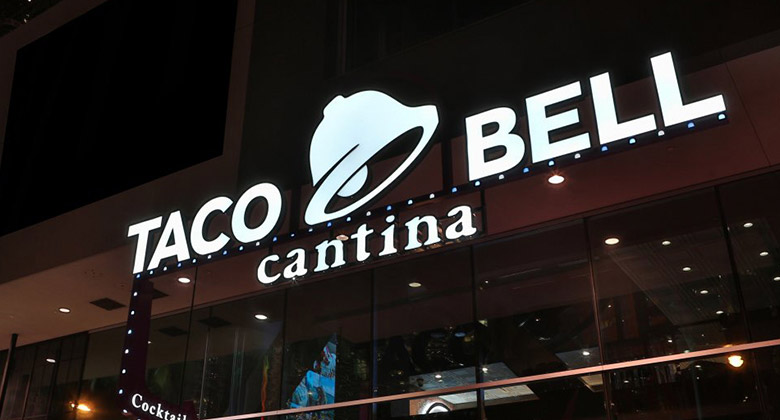 快餐连锁品牌 塔可钟（Taco Bell）更换新LOGO