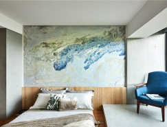 台北黑白色开放式家居设计