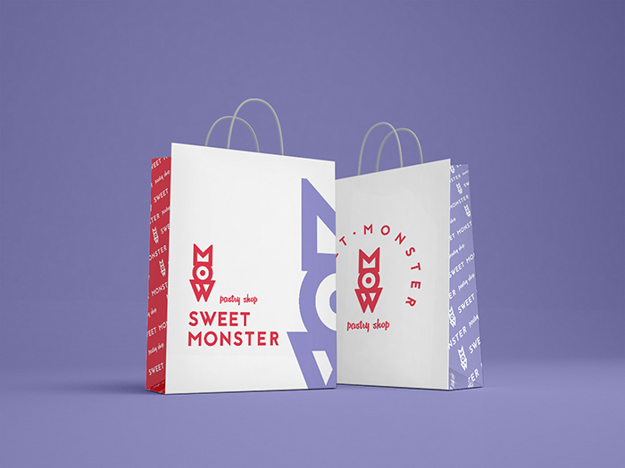 Sweet Monster甜品店品牌形象设计