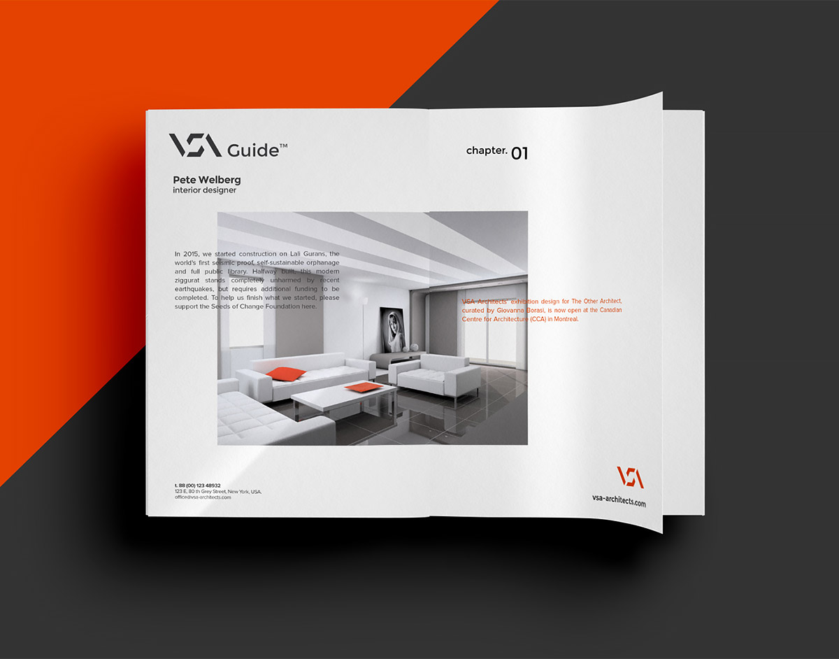 建筑公司VSA品牌形象设计