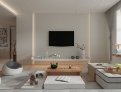 现代简约风格2居室中式装修设计