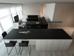 2个简约浅木色现代公寓装修设计