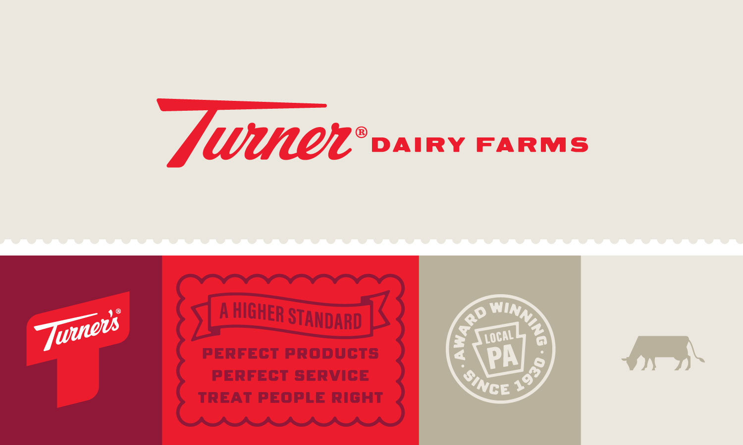 Turner's牛奶包装设计