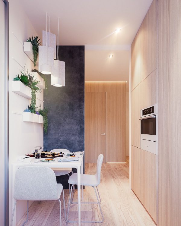 黑白浅木色 2个简约现代风格住宅设计