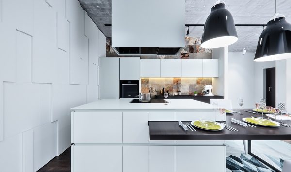 30个现代白色厨房设计