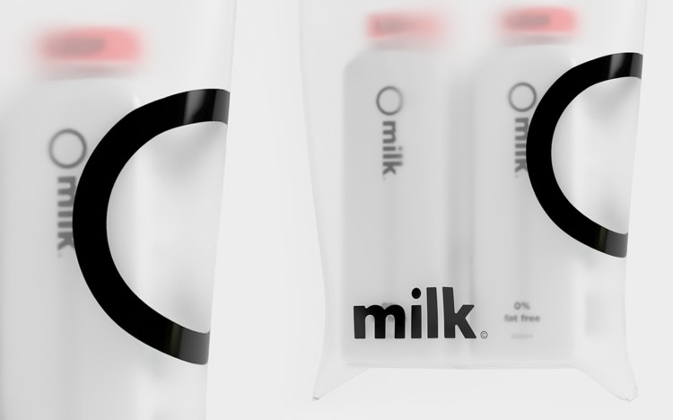Erik Musin:极简风格牛奶包装设计
