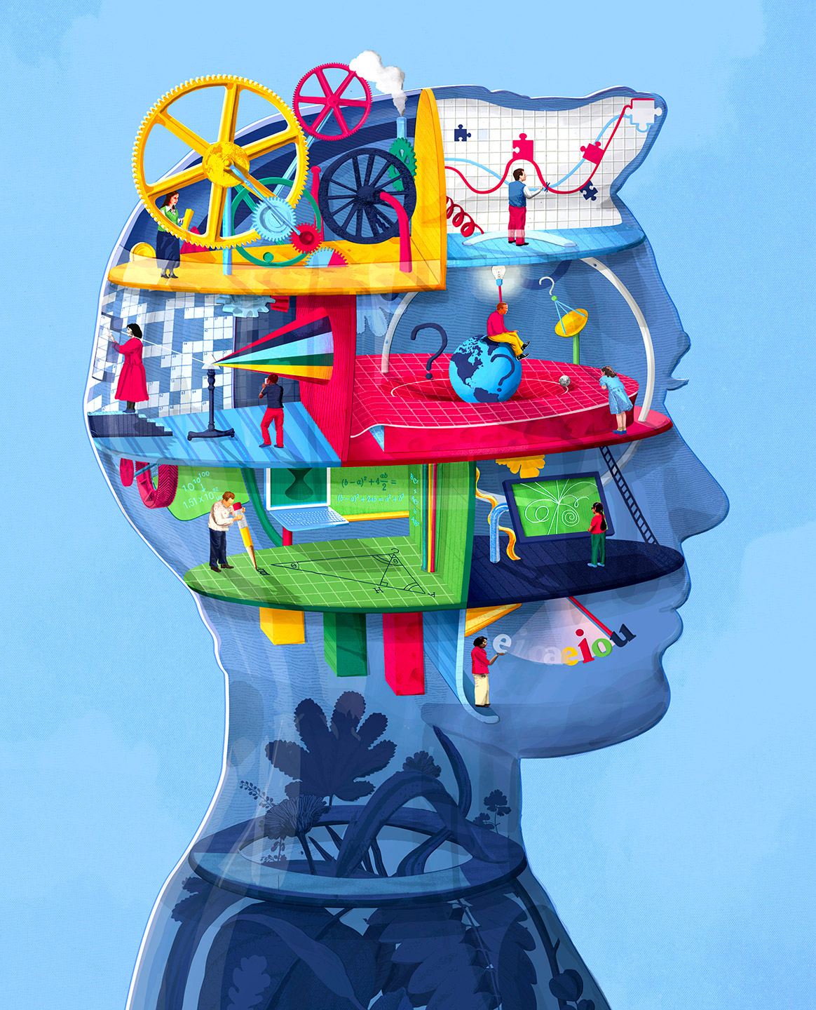 科学巨匠的大脑：Sam Falconer充满想象力的插画作品