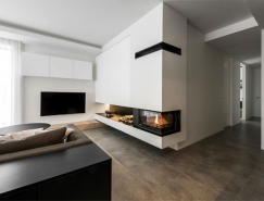 立陶宛黑白極簡風格公寓設計