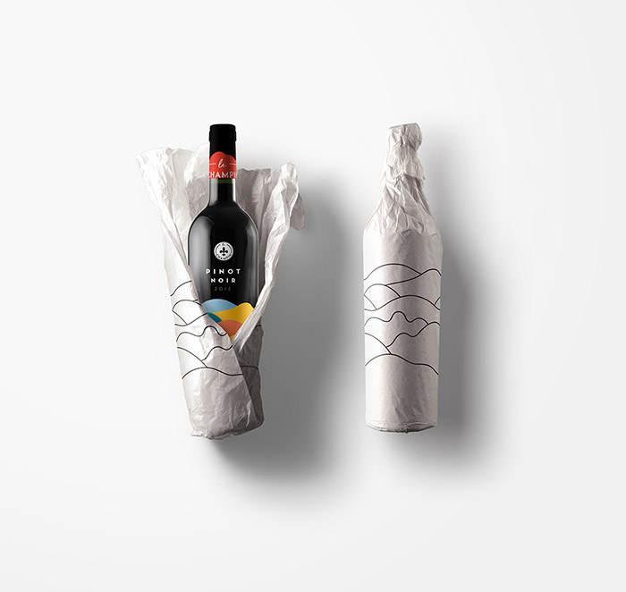 Le Champin葡萄酒限量版包装设计