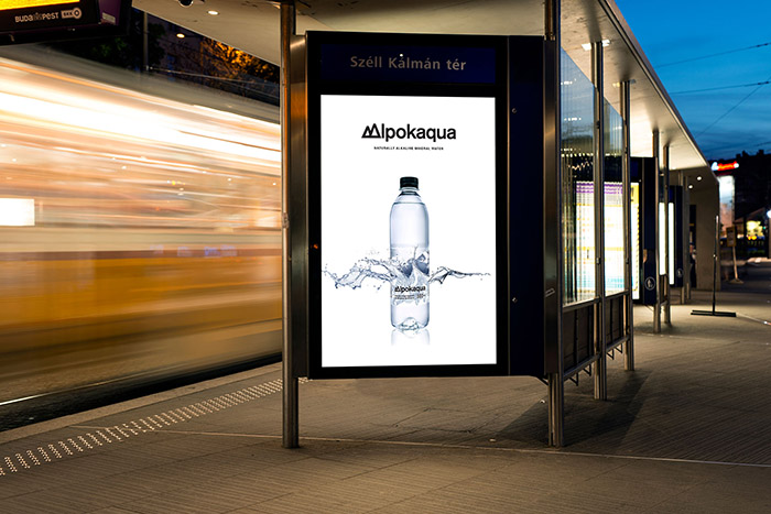 Alpokaqua矿泉水品牌和包装设计