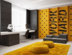 6个酷黑主题的儿童房设计