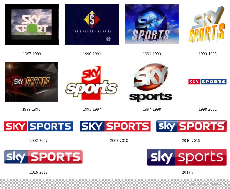 英国天空体育台（Sky Sports）推出新LOGO