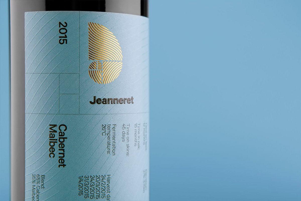 Jeanneret红酒品牌和包装设计