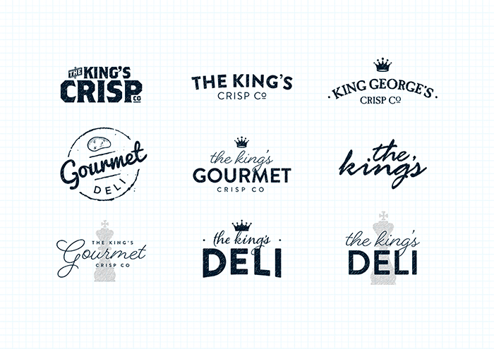The King’s Deli薯片包装设计