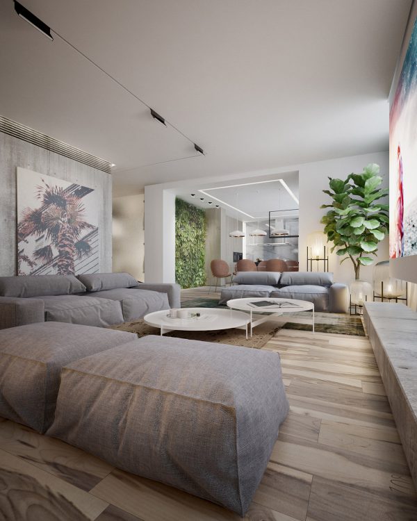 当木质遇到混凝土：4个现代公寓设计
