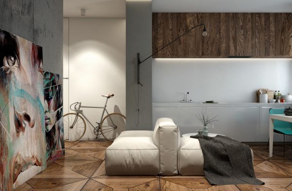 当木质遇到混凝土：4个现代公寓设计