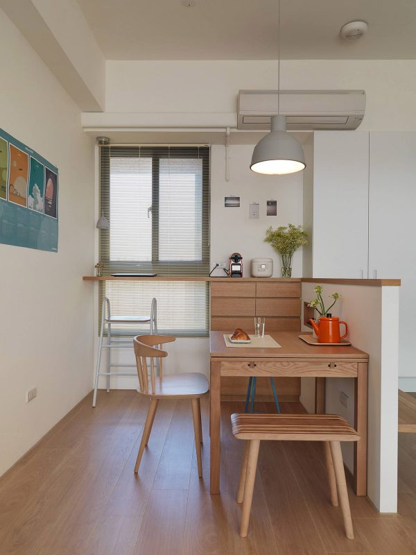 100平米二居室现代公寓装修设计