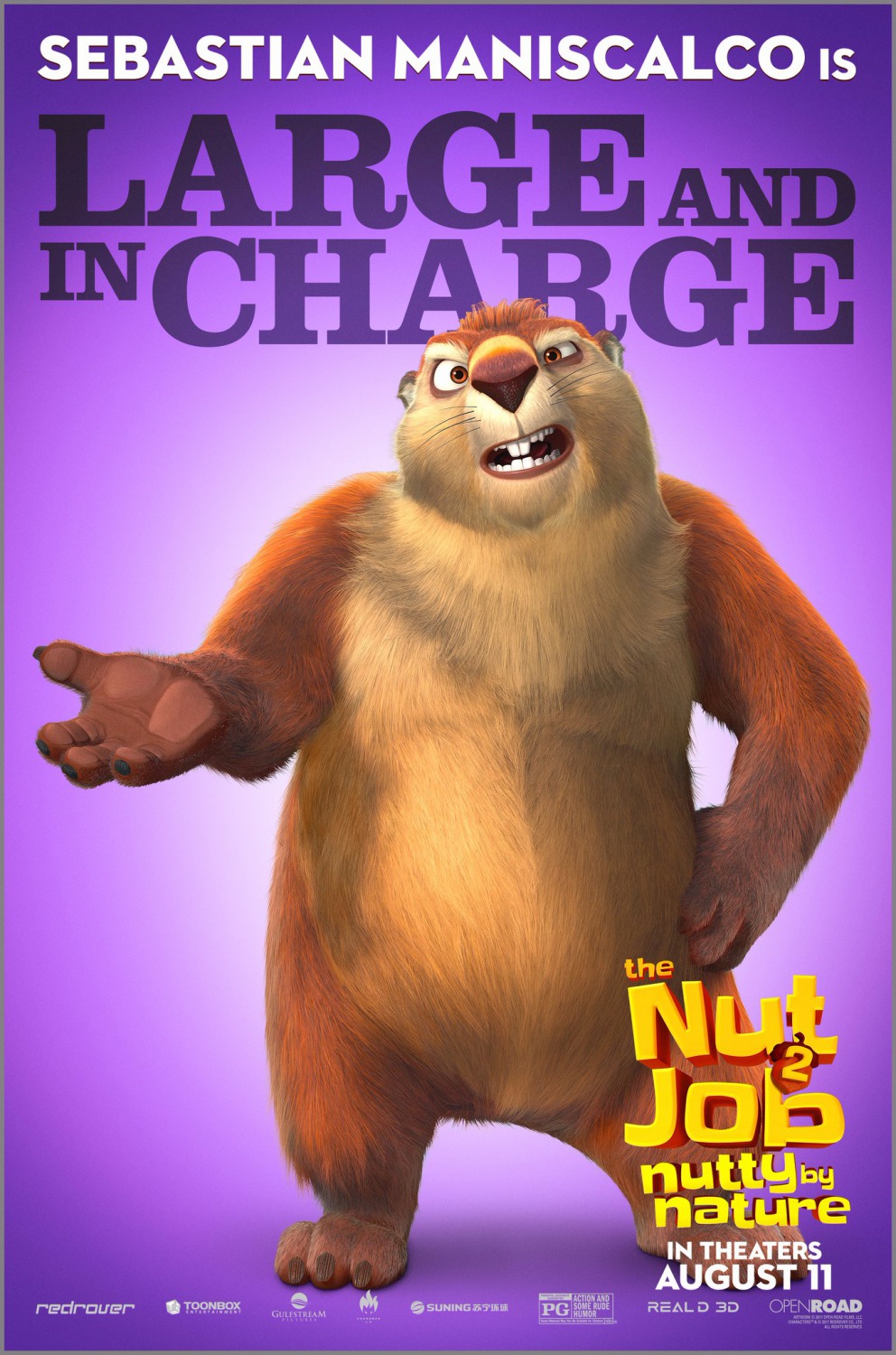电影海报欣赏：抢劫坚果店2 The Nut Job 2: Nutty by Nature