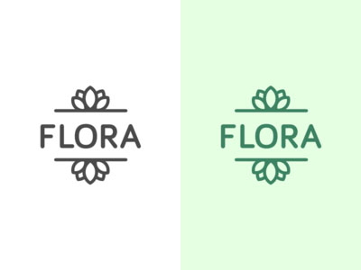 25款漂亮的花店logo设计