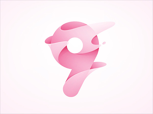 Yoga Perdana重叠渐变风格logo设计欣赏