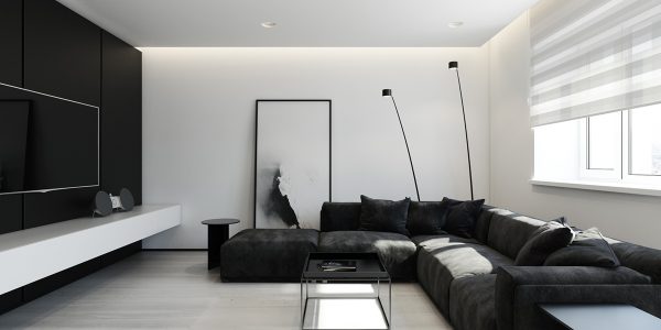 40个极简主义风格的客厅设计