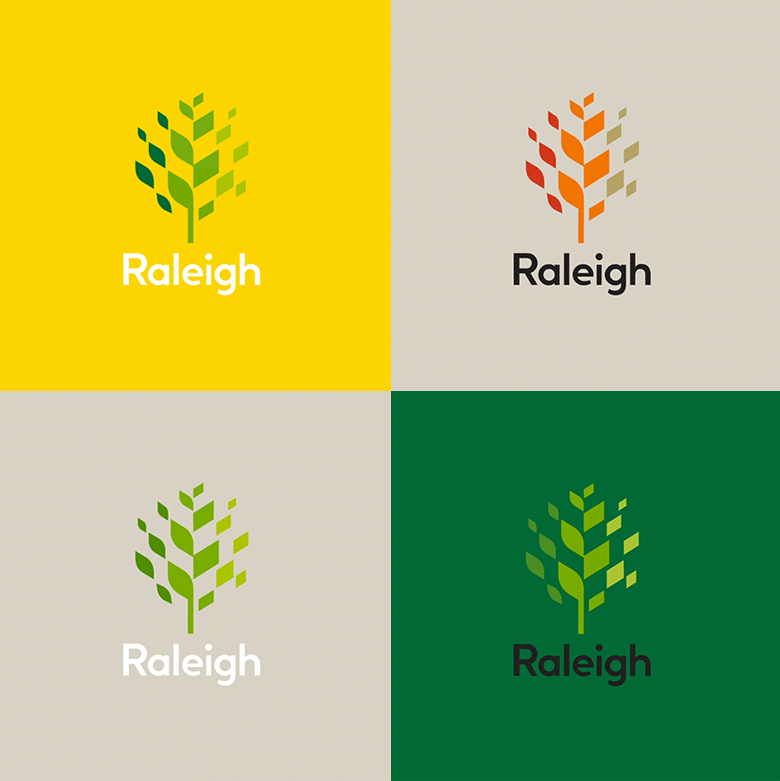 橡树之城罗利（Raleigh）启用全新的城市形象标识