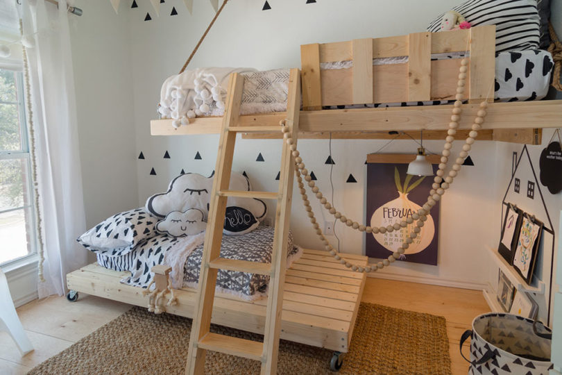 10个双层床儿童房装修设计