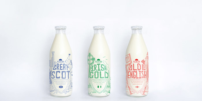 Albion牛奶包装设计