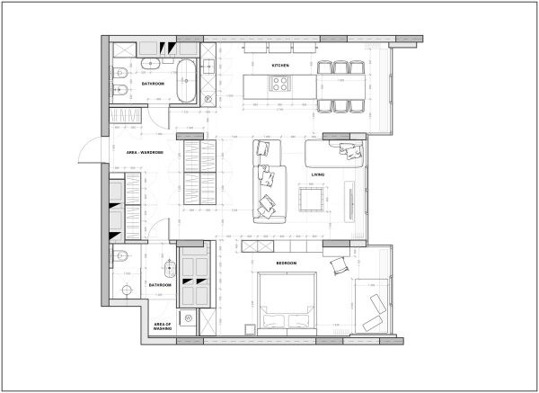 3个黑色主题风格小公寓设计