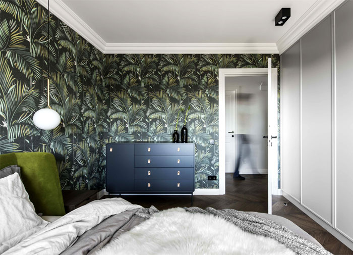 时尚的设计元素和艺术家具：卢森堡现代公寓设计