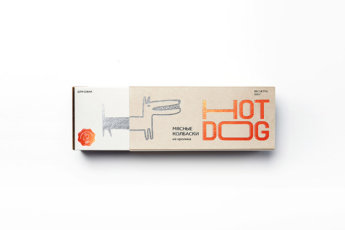 HOT DOG宠物狗香肠创意包装设计