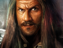 Ahmed Karam人物肖像插画作品