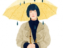 Xuan Loc Xuan色彩淡雅的人物插画作品