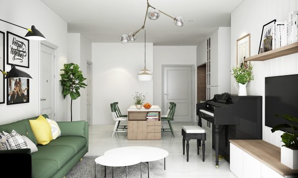 4个现代时尚的小公寓装修设计