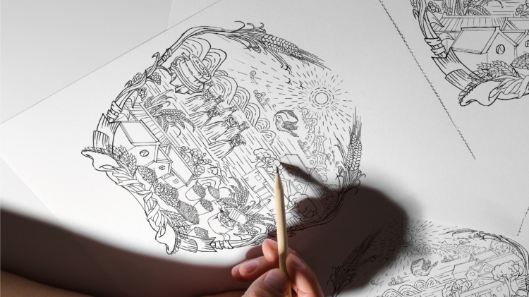 十谷米包装设计