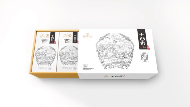十谷米包装设计