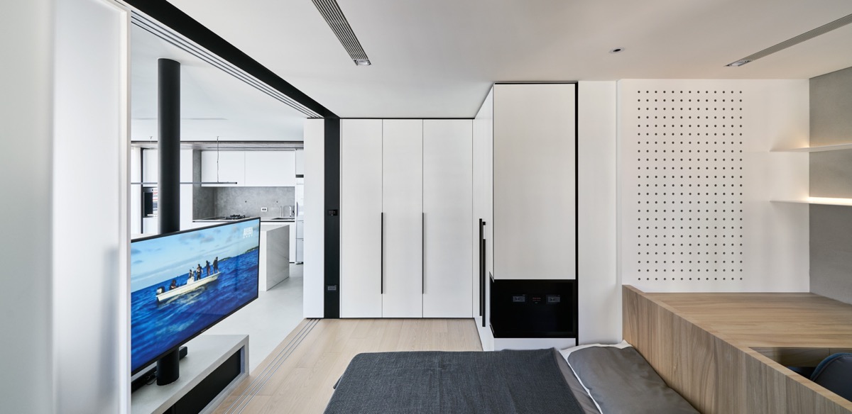 设计师的46平米小公寓开放式空间装修设计