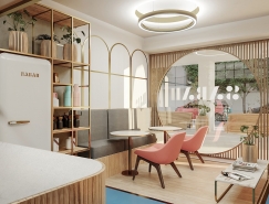 Sabah甜品店视觉形象和店面装修设计