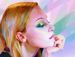 乌克兰Alexandra Fastovets人物插画作品