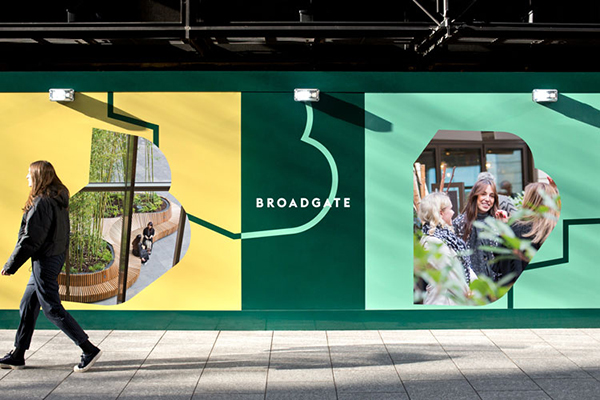 伦敦Broadgate街区新的品牌视觉设计