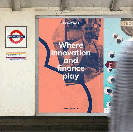 伦敦Broadgate街区新的品牌视觉设计