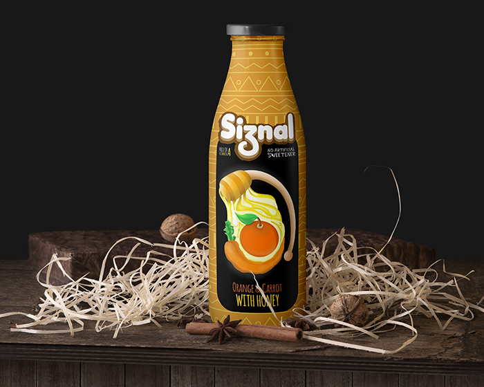 印度Siznal果汁包装设计