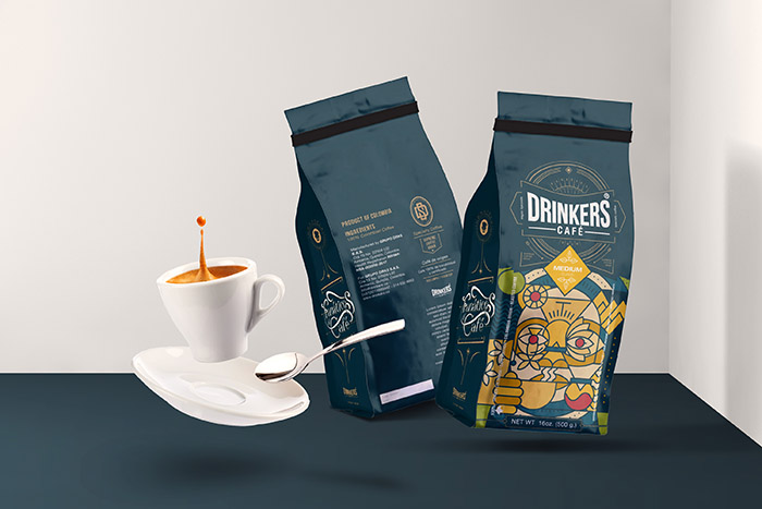 Drinkers咖啡包装设计